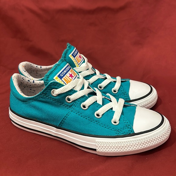 Converse Other - Converse Kid’s / Juniors CTAS Madison Low Canvas Turbo Green Sneakers 666374F